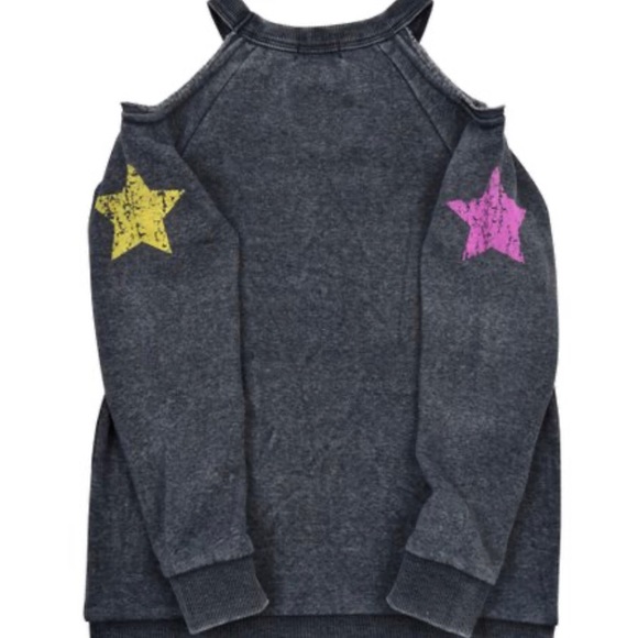 Butter Super Soft Stars Cutout Sweatshirt - Picture 2 of 3